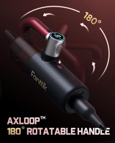 Cruise V11 APEX Handheld Vacuum Cordless, 4-in-1 Vacuum Cleaner for Pet, AxLoop 180° Rotatable Handle, LED Touch Screen, 3 Suction Modes for Home Corners, Couches, Crevices