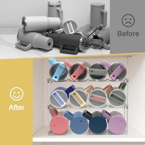 Water Bottle Organizer for Stanley 40oz Tumblers, Stanley Cup Organizer