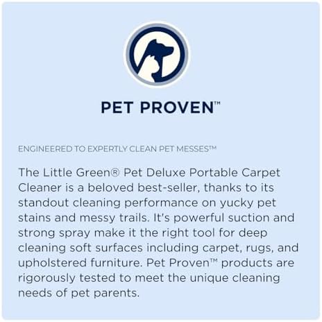 Little Green Pet Deluxe Portable Carpet Cleaner, 3353