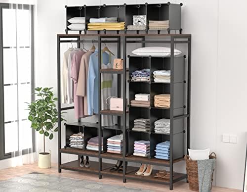 Closet Organizers and Storage, 9 Cube Storage Organizer, Black