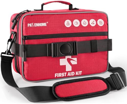 527 Pieces First Aid Kit for Home, Car, Travel, 6-in-1 Detachable Modular