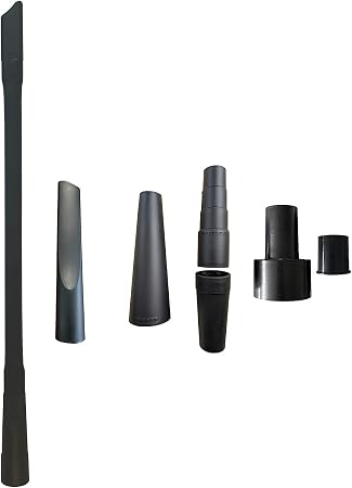 Universal Vacuum Hose Attachments/Crevice Cleaning Tool Kit, Flexible Long Cleaner, Shop Vac Hose Adapter, Under Refrige