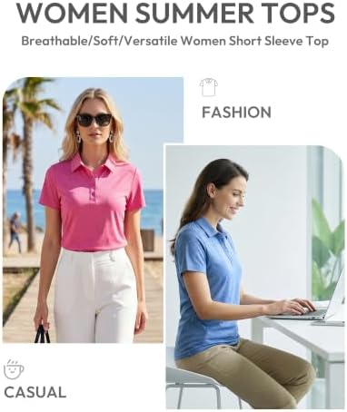 Polo Shirts for Women Golf Shirts Womens Polo Shirts Short Sleeve