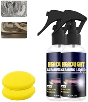 Car Headlight Cleaning and Restoration Agent,Headlight Restoration,Multifunctional Car Headlight Polishing for All Vehic