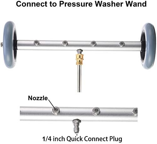 Pressure Washer Undercarriage Cleaner, 16 Inch, 4000 PSI