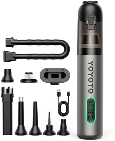 Car Vacuum Rechargeable 21000Pa Powerful Suction Handheld Vacuum Cordless