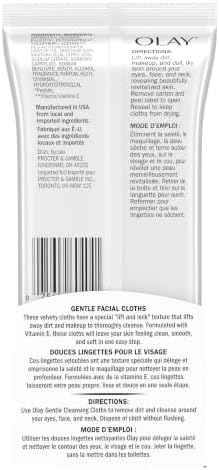 Makeup Remover Wipes, Regenerist Micro-Exfoliating Wet Cleansing Cloths, Facial Cleanser for Women - Exfoliates, Refreshes, Smooths Texture, Travel Approved, 30 ct - 3 Pack