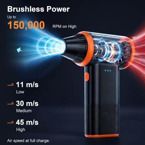 X211 Compressed Air Duster and Mini Vacuum