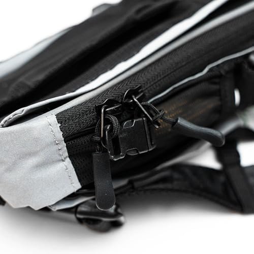 NO-BOUNCE Reflective Anti-Theft Fanny Pack & Festival Bag - Modular Sling with 8 Pockets | Rave Bag, Festival Fanny Pack