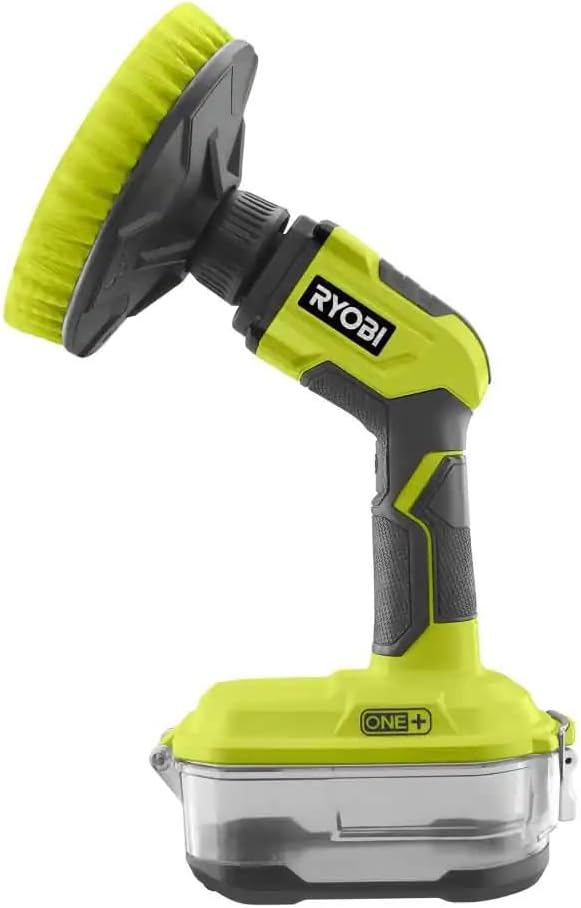 ONE+ 18V Cordless Compact Power Scrubber Kit with 2.0 Ah Battery and Charger