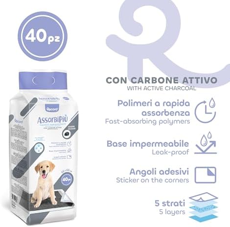 Absorbs Plus Active Carbon Mats and super absorbent polymers 60x60 cm absorbs bad odors ODOUR CONTROL Adhesive corners 40 PIECES