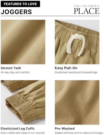 Boys' Quick Dry Pull on Jogger Pants