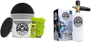 Chemical Guys HOL133 & EQP_310 Ultimate Scratch-Free Detailing Bucket Car Wash Kit with Max Foam 8 Foam Cannon (Works wi