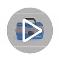 Outdoors 6382 2-Tray Tackle Box, 15 Compartments, Blue and Gray