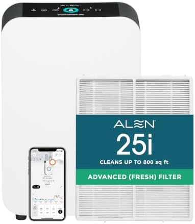 25i HEPA Air Purifier, Advanced Filter, Covers 800 Sq Ft