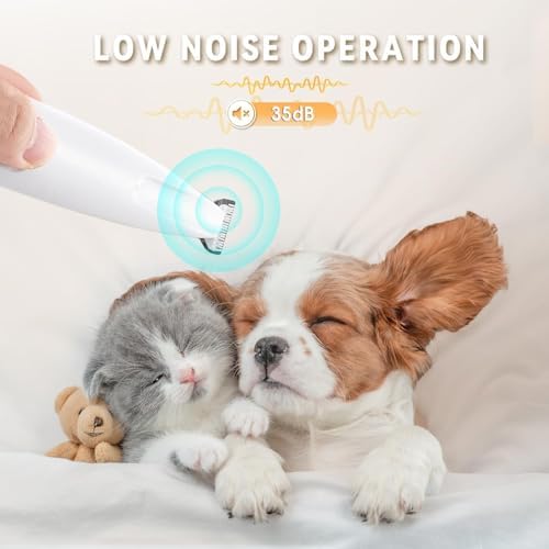 2026 New Pet Precision Trimmer, Dog Paw Trimmer with LED Light, Ultra Quiet