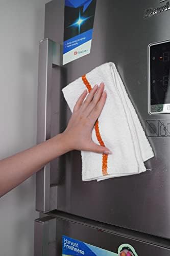 Terry Bar Mop Towels (Value Pack of 36) Size 16"x19" – Absorbent and Durable, Multipurpose Cleaning Rags, Cotton Cleaning Cloths, Terry Cloth Rags, Reusable Shop Rag