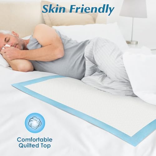 50 Count 36” x 36” Super Absorbency Disposable Underpads
