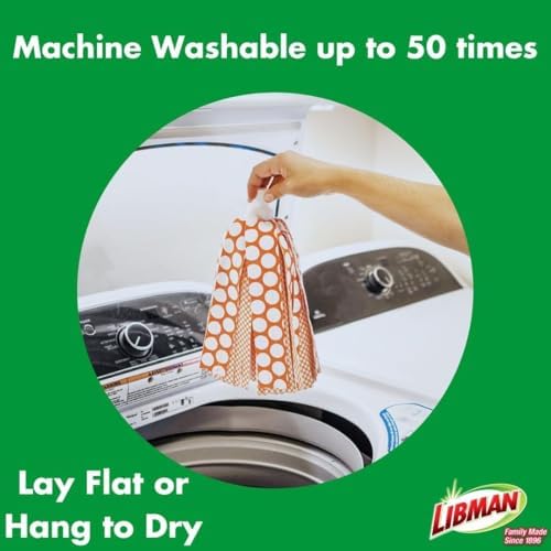 Libman Wonder Mop Head Refills, Microfiber Mop Heads, 3 Pack