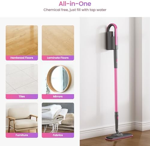 Steam Mop Cleaner, Detachable Handheld Steamer for Home Cleaning
