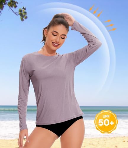 6 Pack Women Workout Tops Gym Shirts Dry Fit UPF 50+ Athletic Tee