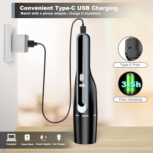 Handheld Vacuum Cordless, Car Vacuum with Brushless Motor & 14000Pa Powerful Suction,1.2Lbs Lightweight, LED Light, Slim Mini Vacuum Cleaner for Car Home Office Pet Hair