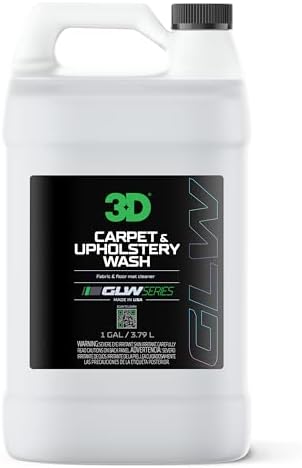 Carpet & Upholstery Wash 1 Gallon – Professional Car Interior Cleaner – Removes Stains, Dirt & Odors – Safe for Fabric, Carpet & Upholstery – Deep Cleaning Auto Detailing Solution – Made in USA