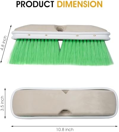 Fountain Wash Brush for Vehicle Cleaning, 10"