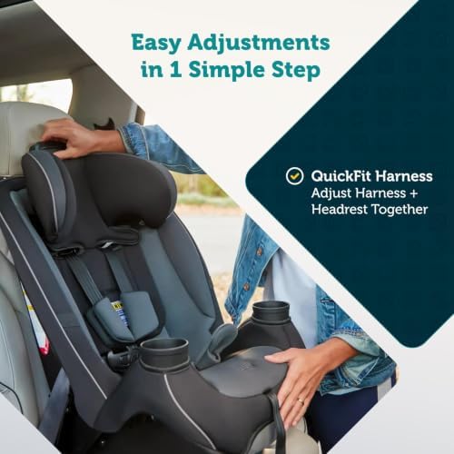 Grow and Go All-in-One Convertible Car Seat - Black Phantom