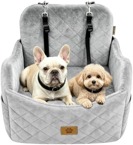 Dog Car Seats for Small Dogs Up to 35lb, Dog Bed for Car Fits Home, Outdoor