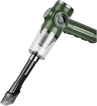 Hand Held Vacuum, Portable Vacuum Deep Cleaner, Dual Power Battery and 29000PA High Power, Washable Cartridge for Men Wo