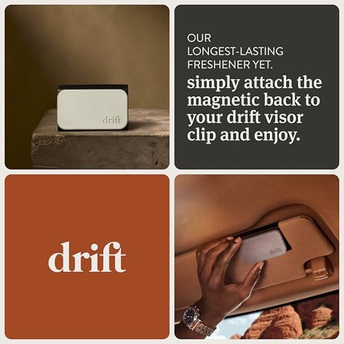 Car Air Freshener - Stone Air Freshener - Car Odor Eliminator - Long Lasting Scent - Auto Accessories - Metal Clip - Clean Ingredients- Variety 3 Pack Starter Kit - CLIP INCLUDED