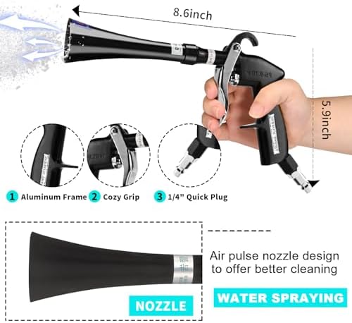Tornado Dry Cleaning Gun Detailing Interior Dryer Air Blow Gun