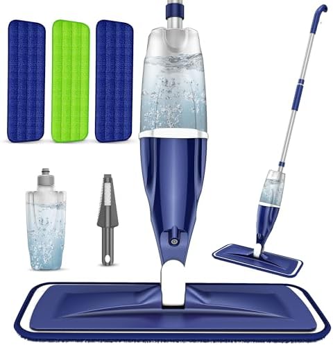 Microfiber Spray Mops for Floors Cleaning: Wet Dry Mop Hardwood Floor Mops