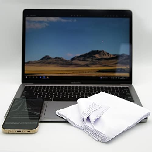 Eyeglasses Cleaning Cloth Glasses Cloths 5.5"x5.5" 100pcs White