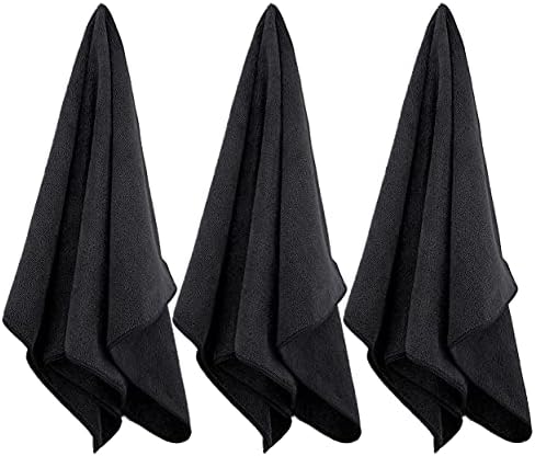 340 GSM Quick Dry Microfiber Hair Salon Towel, 16x29 in, 12 Pack