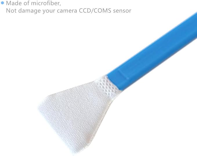 Dry APS-C Sensor Cleaning Swabs (CCD/CMOS), 20pcs 16mm DSLR or SLR Mirrorless Digital Camera Cleaning kit (No senrsor Cleaning Solution)