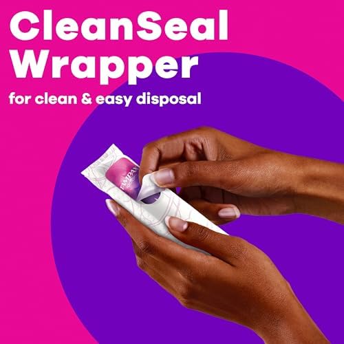 Radiant Tampons for Women, with LeakGuard Braid, Super Absorbency, Unscented, 84 Count (3 Packs of 28), Packaging May Vary