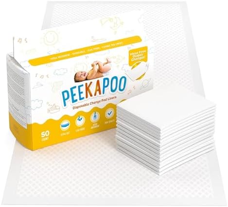 The Original Disposable Baby Changing Pad Liners – 50 Pack