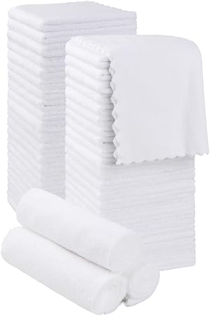 Orighty Washcloths 48 Pack, Ultra Soft Face Towels 12 x 12 inch