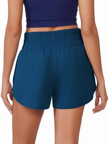 Running Shorts for Women 2 in 1 High Waisted Athletic Short