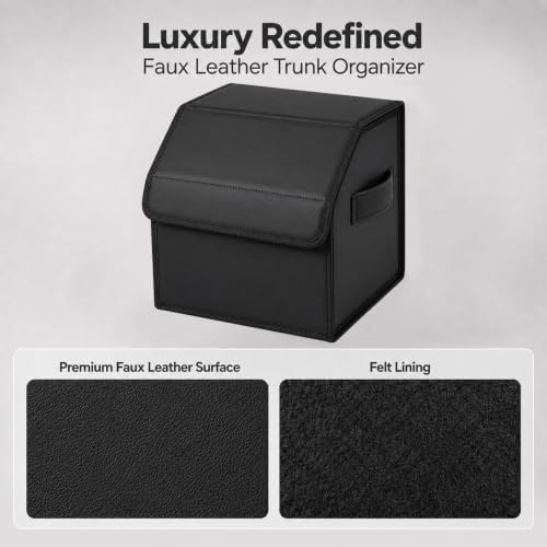 Trunk Organizer - Foldable Car Organizer for SUVs & Sedans Storage