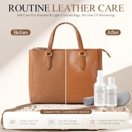 Leather Purse Cleaner And Conditioner, Leather Care Kit for Bags