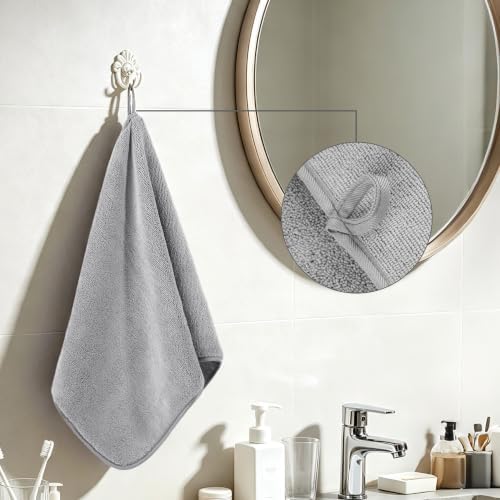 330 GSM Poly Blend Microfiber Quick Dry Hand Towel, 16x30 in