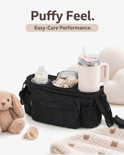 Stroller Organizer with 7 Pockets and 2 Cup Holders