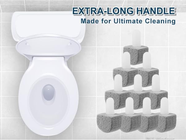 Yingmore 10 Packs Pumice Stone for Toilet Cleaning,Pumice Toilet Bowl Cleaning for Cleaning Toilet,Bathtubs,Kitchen Sink,Grill(Refill)