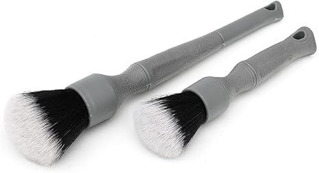 Detail Factory - TriGrip Ultra-Soft Detailing Brush Set - Scratch-Free Cleaning for Exterior, Interior Panels, Emblems, 