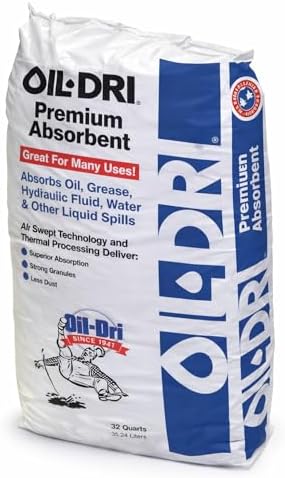 2 Pack Oil-Dri Premium Absorbent (36 lb Bags) - Multi-Purpose Montmorillonite Clay - Absorbs Oil, Grease, Hydraulic Fluid & Water Spills - Heavy Duty Shop Floor Dry - 72 lbs Total
