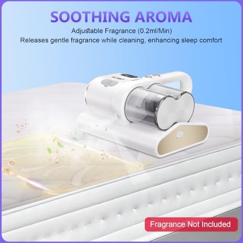 Mattress Vacuum Cleaner, 16Kpa Bed Vacuum with 253.7nm UV-C Light
