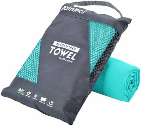 Microfiber Towel Quick Dry Camping & Travel & Gym Towel. Compact
